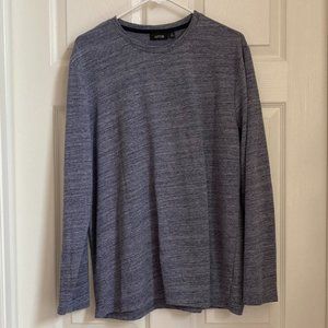 Apt. 9 Men's Long Sleeve Heather Gray T-Shirt -Large